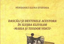 Note de lector – „Dascăli şi destinele acestora în slujba elevilor – Maria şi Teodor Voicu” de Elena-Ştefania Pânişoară