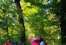 Mașină răsturnată în Pădurea Dumbravei