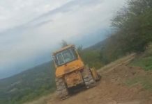 Amenajarea drumului de pământ spre biserica arsă din Scoarța, cu zero cheltuieli