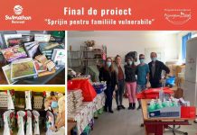 Mai multe familii din Gorj, sprijinite cu produse de igienă, curățenie și rechizite, prin Programul „Ajungem MARI”