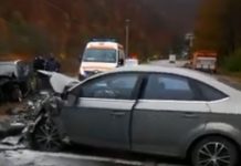 Accident cu trei victime pe Defileul Jiului