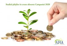 APIA: Stadiul plăților în avans aferente Campaniei 2020