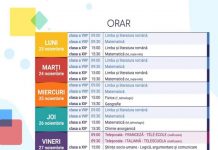Teleșcoala: Orarul din săptămâna 23-27 noiembrie