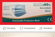 RAPEX România: Alertă de măști de protecție neconforme!