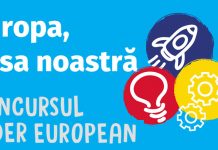 Înscrierile la concursul ,,Lider European”, aproape de final