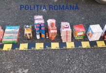 Tânăr reținut și sute de articole pirotehnice, confiscate