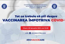 Un nou webinar despre vaccinare dedicat personalului din învățământ