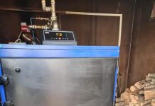 Școala Gimnazială Scoarța are centrală termică nouă! Lucrări avansate și la căminul cultural