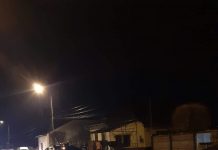 Mașină răsturnată în Târgu-Jiu