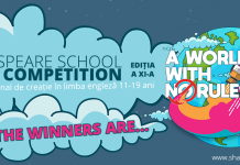 S-a dat startul înscrierilor la Shakespeare School Essay Competition