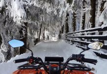 Concediu încheiat cu dosar penal. Bărbat din Olt prins cu ATV-ul la Rânca