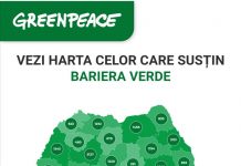 703 gorjeni au semnat pentru campania ,,Bariera Verde” a Greenpeace România