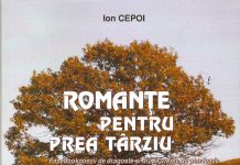 Cronica literară – Romanţe pentru prea târziu de Ion Cepoi