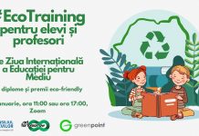 Elevii și profesorii, invitați să sărbătorească Ziua Internațională a Educației pentru Mediu printr-un EcoTraining