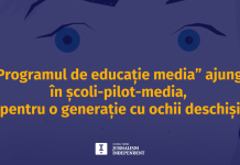 Se caută școli-pilot pentru ,,Programul de educație media”
