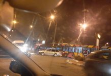 Poliție, salvare și lume ca la urs la o tamponare în Târgu Jiu