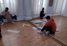 Elevi de la Liceul de Arte, pe ,,drumul muzelor brâncușiene”