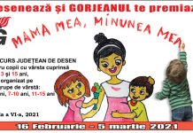 CONCURS JUDEȚEAN DE DESEN – ,,MAMA mea, MINUNEA mea” – ediția a VI-a, 2021