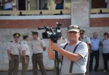 Donație de mărțișor făcută de primarul de Motru pentru colegul Sabin Cosmulescu