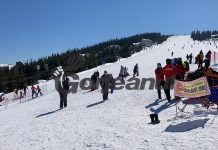 Rânca, turiști pe pârtie fără înghesuială!