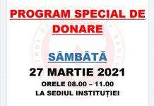 Program special de donare de sânge, mâine, la Târgu Jiu