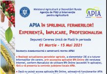 De ieri – APIA Gorj a dat startul campaniei de primire a cererilor unice de plată