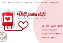 „Uniţi pentru Viaţă”, campanie de donare de sânge în judeţul Gorj