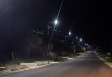 Iluminat stradal modern, la Turceni