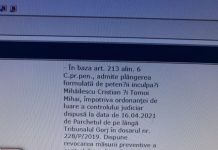 Cei doi salariați ai CJ Gorj au scăpat de sub controlul judiciar