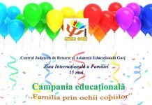 Ziua Internațională a Familiei, marcată de CJRAE Gorj