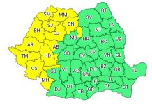 ANM: Atenționare meteo de ploi