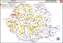 Cod galben de inundații pe Jiu