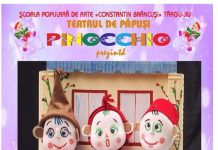 Spectacol de teatru de păpuși, în curtea Bisericii ”Sfântul Mare Mucenic Gheorghe” din Țicleni