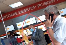 VIDEO: Șef din CEO, la shopping, în timpul programului, cu mașina companiei!