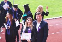 Ceremonie de absolvire pentru elevii CNTV Târgu Jiu