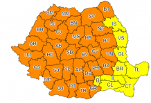 Cod Portocaliu de vreme extremă, până mâine dimineaţă!