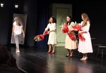 FOTO: Corina Dănilă, pe scena Teatrului „Elvira Godeanu” Târgu Jiu