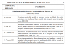 Au început înscrierile la seral și frecvență redusă