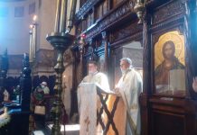 Biserica ,,Sfinții Apostoli Petru şi Pavel“ din municipiul Târgu-Jiu, în haine alese de sărbătoare, cu ocazia hramului