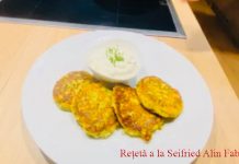 Fabi’s Kitchen: Chiftele de dovlecei cu brânză feta și sos de usturoi