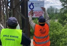 A.B.A Jiu avertizează: “Scăldatul strict interzis în Jiu!”