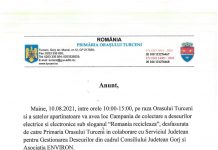 Campanie de colectare a DEEE-urilor, astăzi, la Turceni