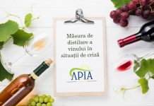 APIA primește cereri de plată pentru acordarea de sprijin financiar aferent măsurii de distilare a vinului în situații de criză