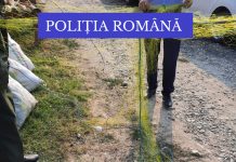 FOTO:Percheziții domiciliare într-un dosar de braconaj piscicol! Trei bărbați din Plopșoru, prinși cu 2.000 de metri liniari de plasă!