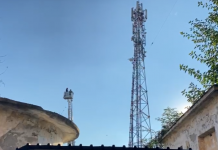 VIDEO, FOTO! O femeie amenință că se aruncă de pe un stâlp de electricitate, la Târgu Jiu!