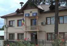 Post de guard la o primărie din Gorj