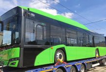 Târgu-Jiu: A ajuns primul troleibuz de la Solaris