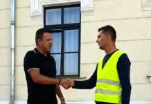 Liderii Manu Tomescu și Nicu Bunoaica s-au împăcat în stradă