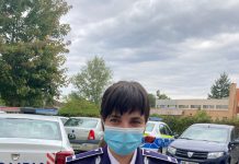 O gorjeancă, purtător de cuvânt al IPJ Mehedinți!