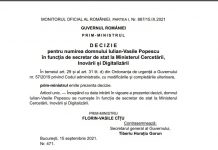 Gorjul are un nou secretar de stat